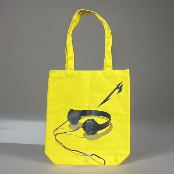 Metallica 72 Seasons M72 2024 Tour EXCLUSIVE Yellow School Tote Bag - Picture 1 of 7